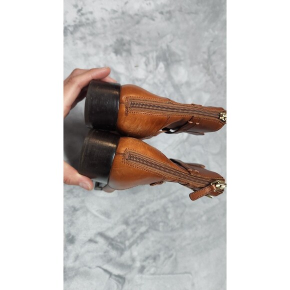 Tory Burch Women's Size 9M Penny Brown Sidney Ankle Boot Booties - Picture 11 of 11